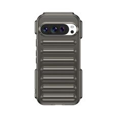 Per Google Pixel 9 Pro Capsule Series Candy Color TPU Phone Case (Grigio trasparente)