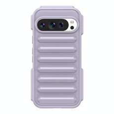 Custodia per telefono in TPU color caramello per Google Pixel 9 Capsule Series (viola)