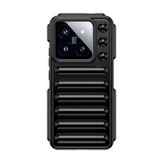 Per Xiaomi 14 Pro Capsule Series Candy Color TPU Custodia per telefono (Nero)