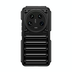 Per Xiaomi 14 Ultra Capsule Series Candy Color TPU Custodia per telefono (Nero)