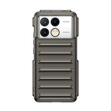 Per Redmi K70E Capsule Series Candy Color TPU Custodia per telefono (grigio trasparente)