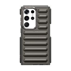 Per Samsung Galaxy S24 Ultra 5G Capsule Series Candy Color TPU Phone Case (Grigio trasparente)