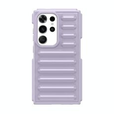 Per Samsung Galaxy S24 Ultra 5G Capsule Series Custodia per telefono in TPU color caramella (viola)