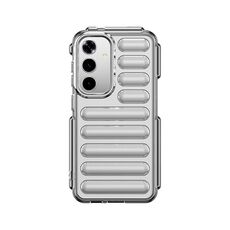 Per Samsung Galaxy S24 5G Capsule Series Candy Color TPU Custodia per telefono (trasparente)
