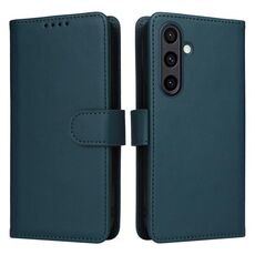 Per Samsung Galaxy S24 FE 5G BETOPNICE BN-005 2 in 1 Custodia staccabile in vera pelle (blu)