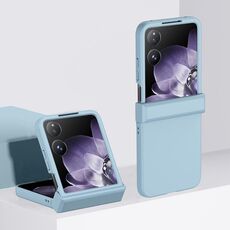 Per la custodia per telefono Xiaomi Mix Flip 3 in 1 Skin Feel per PC (blu cielo)
