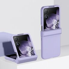 Per Xiaomi Mix Flip 3 in 1 Custodia per telefono in PC con effetto pelle (viola Sakura)