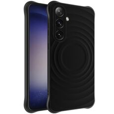 Per Samsung Galaxy S24 FE 5G IMAK UC-6 Series Custodia morbida per telefono Manbo Frosting (nero)