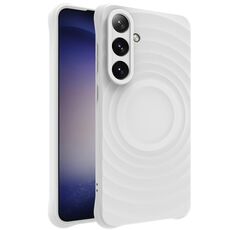 Per Samsung Galaxy S24 FE 5G IMAK UC-6 Series Custodia morbida per telefono Manbo Frosting (bianca)