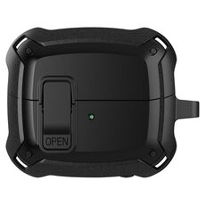 Per Samsung Galaxy Buds 3 / 3 Pro Bumblebee Custodia protettiva per auricolari con interruttore e gancio (nero)