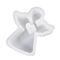 Stampo in silicone per candele fai da te in resina epossidica per decorazioni pasquali, specifiche: Angelo 002