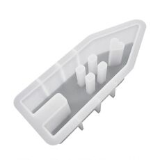 Stampo in silicone per candele fai da te in resina epossidica per decorazioni pasquali, specifiche: Casa 003
