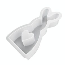 Stampo in silicone per candele fai da te in resina epossidica per decorazioni pasquali, specifiche: coniglio 002