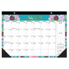 Calendario da parete inglese 18 mesi conto alla rovescia Calendario da tavolo minimalista inglese, anno: luglio 2024-dicembre 2025 acquerello