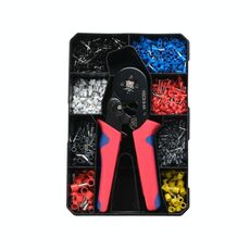 1200 pezzi/set di pinze per crimpatura di morsetti a pressare a freddo di tipo tubolare, set di scatole di plastica