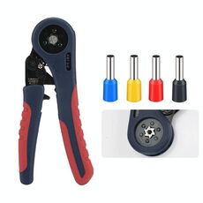 Pinza a crimpare speciale a forma di tubo per terminali VE multifunzione manuale, modello: FST 6-6