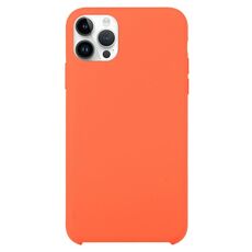 Custodia in silicone solido per iPhone 16 Pro Max (arancione)