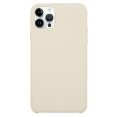 Custodia in silicone solido per iPhone 16 Pro Max (beige)
