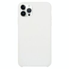 Custodia in silicone solido per iPhone 16 Pro (bianco)