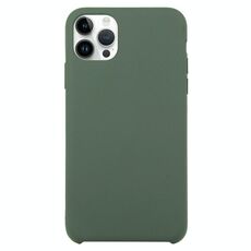 Custodia in silicone solido per iPhone 16 Pro (verde scuro)