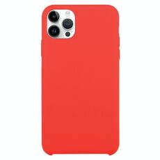 Custodia in silicone solido per iPhone 16 Pro (rosso)