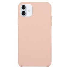Custodia in silicone solido per iPhone 16 Plus (rosa)