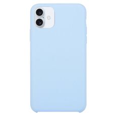 Custodia in silicone solido per iPhone 16 Plus (azzurro chiaro)