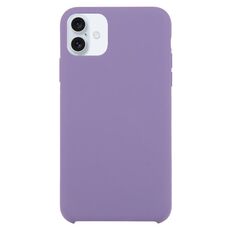 Custodia in silicone solido per iPhone 16 Plus (viola)