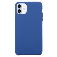 Custodia in silicone solido per iPhone 16 (blu)