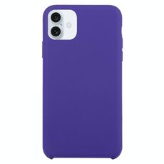 Custodia in silicone solido per iPhone 16 (viola scuro)