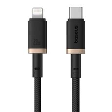 Cavo di ricarica rapida Baseus Dura Series USB-C/Type-C a 8 pin 20 W, lunghezza: 1 m (oro nero)