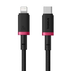 Cavo di ricarica rapida Baseus Dura Series USB-C / Type-C a 8 pin 20 W, lunghezza: 1 m (rosso nero)