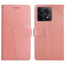 Per Xiaomi 14T 5G Global Y-shaped Pattern Flip Custodia in pelle per telefono (rosa)