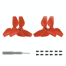 Per DJI Neo Sunnylife 2016S Drone Color 3-Blade Propeller, Quantità: 2 paia (rosso)