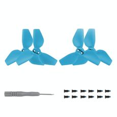 Per DJI Neo Sunnylife 2016S Drone Color 3-Blade Propeller, Quantità: 2 paia (blu)