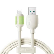 JOYROOM S-A53 Fluorescent Series 3A USB a 8 Pin Cavo dati di ricarica rapida, lunghezza: 1,2 m (beige)