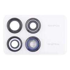 Per Xiaomi Redmi K70 Pro Cornice per obiettivo fotocamera posteriore (bianco)