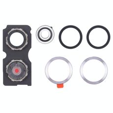Per Xiaomi Redmi Note 13 Pro+ Cornice per obiettivo fotocamera posteriore (argento)