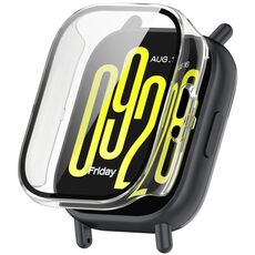 Per Redmi Watch 5 Lite Pellicola temperata Custodia protettiva per PC integrata (colore trasparente)
