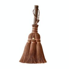 Pennello in fibra di palma per cerimonia del tè, strumenti per la pulizia della casa, stile: 24 cm piccolo