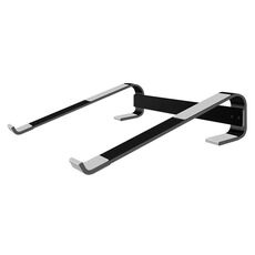 Supporto per laptop da tavolo in lega di alluminio (nero)