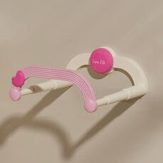 Mensola telescopica con ventosa per lavabo (bianco)
