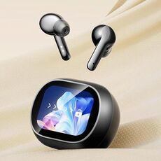 Auricolari Bluetooth wireless con schermo a colori Smart Touch (nero)