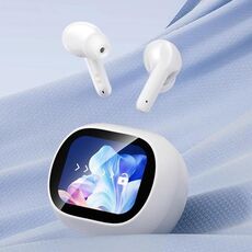 Auricolari Bluetooth wireless con schermo a colori Smart Touch (bianco)