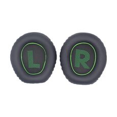 1 paio per cuffie JBL Quantum Q100 in pelle spugna per cuffie da gioco (nero verde)