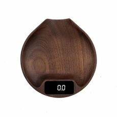 Bilancia elettronica per tè e caffè in legno da 100 g/0,1 g Bilancia da cucina (ebano)