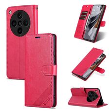 Per OPPO Find X8 Pro AZNS Custodia in pelle con texture in pelle di pecora (rossa)