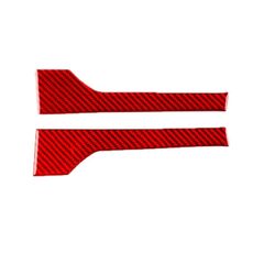 Per Jaguar F-TYPE 2013+ Adesivo universale per pannello laterale porta con guida a sinistra e a destra (rosso)