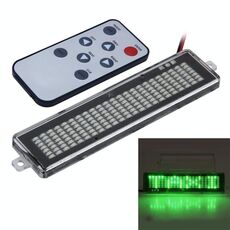 DC 12V LED per auto programmabile messaggio vetrina cartello scorrevole display illuminazione scheda con telecomando (luce verde)