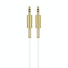 hoco UPA31 Cavo audio a molla AUX da 3,5 mm, lunghezza: 3 m (bianco)
